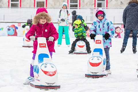 Animation program for children on weekends in the Winter City at VDNKh